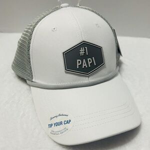 Tommy Bahama White and Gray #1 Papi Hat